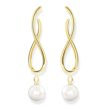 Thomas Sabo Ohrringe Heritage mit Perle gold H2099-413-39